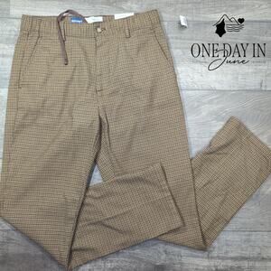 Old Navy Hounds Tooth Straight Leg Pants Size M